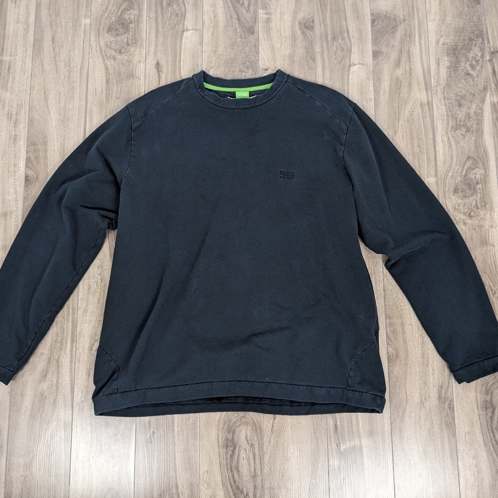 Hugo Boss Black Crew Neck Sweatshirt Size XXL NHLPA